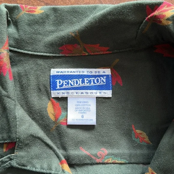 Pendleton Leaf Shirt (6) - Picture 4 of 8